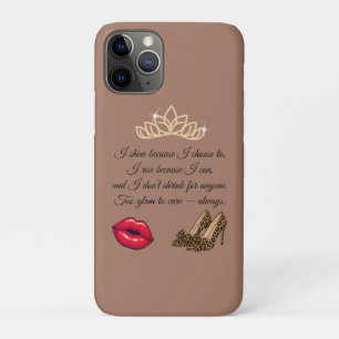 Case-Mate iPhone Case Trop Glam Pour Se Soucier – Citation Chic