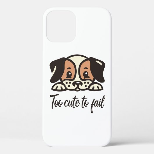 Coques Case-Mate iPhone Trop mignon pour échouer (Verso)