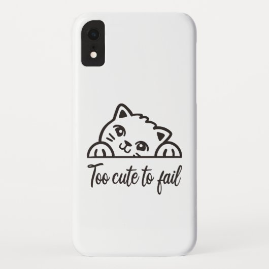Coques Case-Mate iPhone Trop mignon pour échouer (Dos)