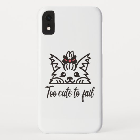 Coques Case-Mate iPhone Trop mignon pour échouer (Dos)