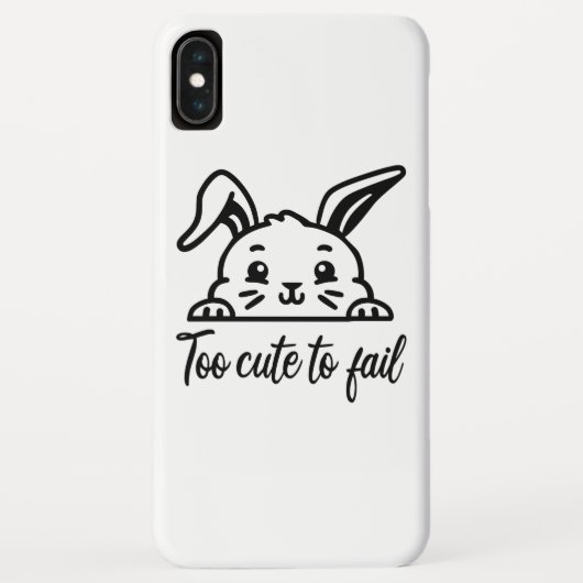 Coques Case-Mate iPhone Trop mignon pour échouer (Dos)