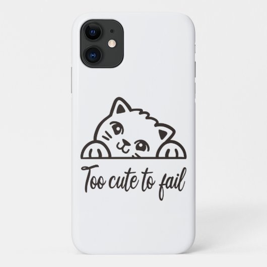 Coques Case-Mate iPhone Trop mignon pour échouer (Dos)