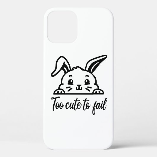 Coques Case-Mate iPhone Trop mignon pour échouer (Verso)