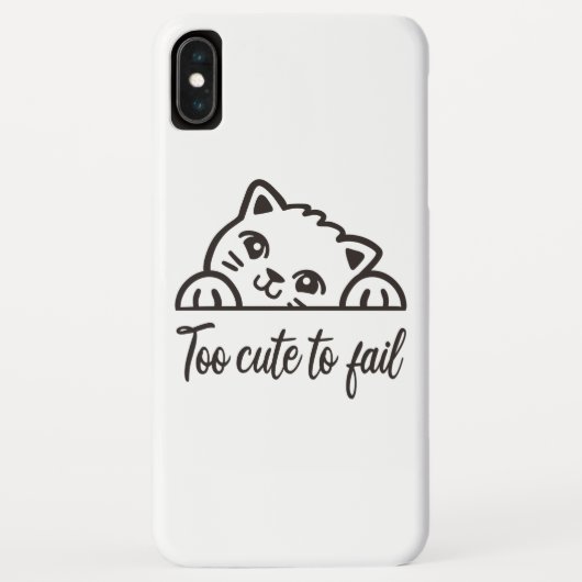 Coques Case-Mate iPhone Trop mignon pour échouer (Dos)