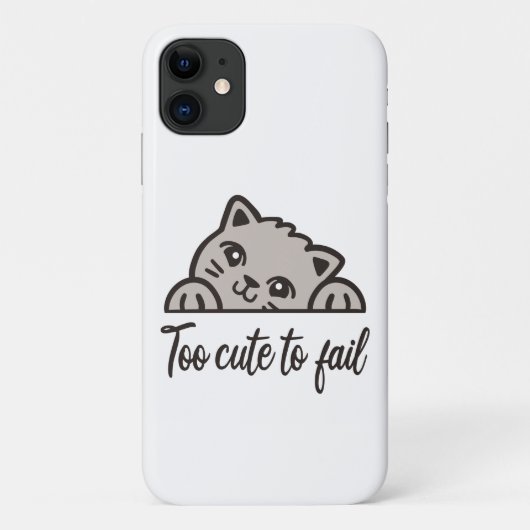Coques Case-Mate iPhone Trop mignon pour échouer (Dos)