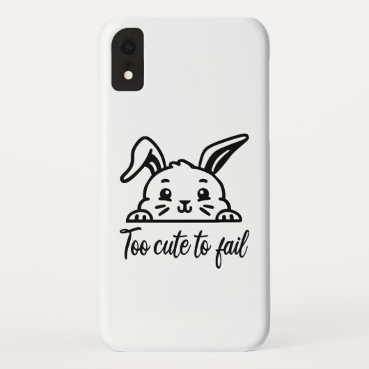 Coques Case-Mate iPhone Trop mignon pour échouer (Dos)