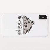Coques Case-Mate iPhone Trop mignon pour échouer (Dos (Horizontal))