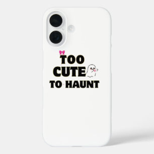 Coques iPhone 16 Trop Mignon Pour Hanter Esthétique de Halloween
