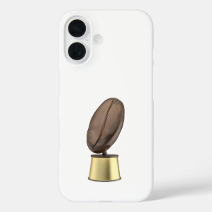 Coques iPhone 16 Trophée avec grain de café