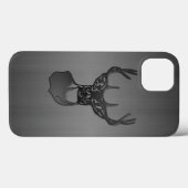 Coques Case-Mate iPhone Trophée Buck Deer - Brohed Gun Metal Coque-Mate iP (Verso (horizontal))