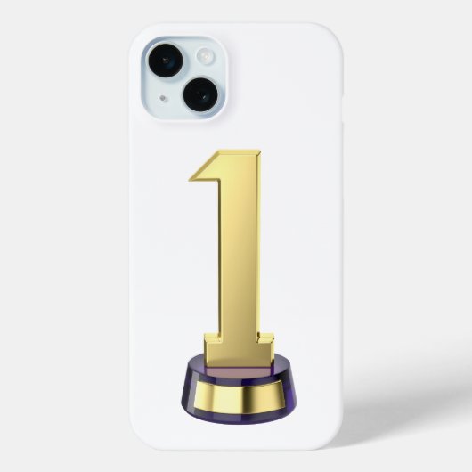 Coques Case-Mate iPhone trophée numéro un de l'or (Verso)