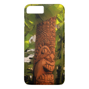 Coques Pour iPhone Tropic Garden Tiki Illustré Hawaïen