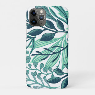 Case-Mate iPhone Case Tropical automne bleu feuille motif