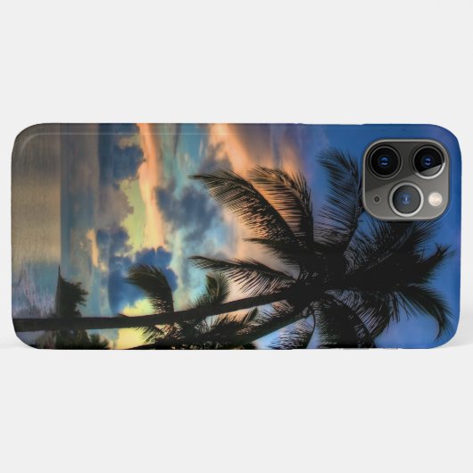 Coques Case-Mate iPhone Tropical Beach and Palm Trees (Dos (Horizontal))