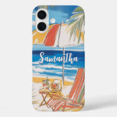 Coques Case-Mate iPhone Tropical Beach Escape - Paradi d'été personnalisé (Verso)