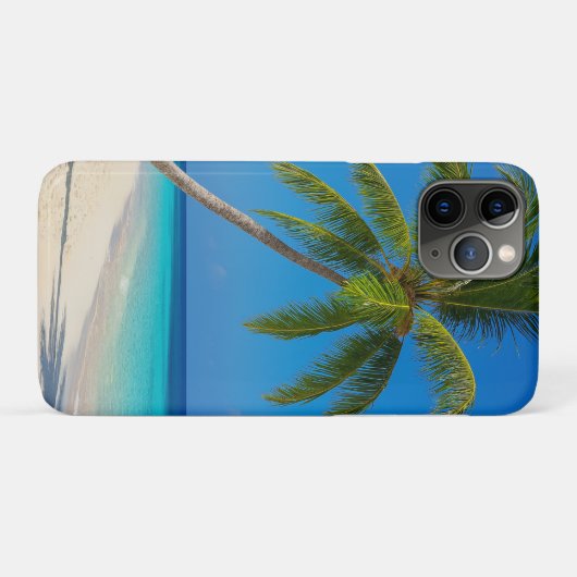 Coques Case-Mate iPhone Tropical Beach sable blanc turquoise (Dos (Horizontal))
