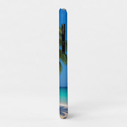 Coques Case-Mate iPhone Tropical Beach sable blanc turquoise (Dos/Gauche)