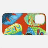 Coques Case-Mate iPhone Tropical Chic : Motif feutré sans joint. (Verso (horizontal))