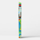 Coques Case-Mate iPhone Tropical Chic : Motif feutré sans joint. (Verso / Gauche)