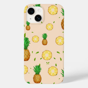 Coque Pour iPhone 14 TROPICAL ÉTÉ Aiguille FRUITS motif de tranche