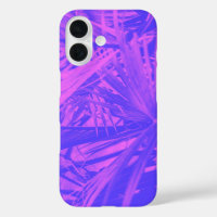 Tropical Feuille Botanique Ombre Violet Rose