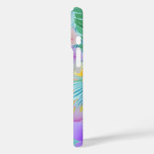 Coques Case-Mate iPhone Tropical Floral Border Summer Aesthetic  (Verso / Gauche)