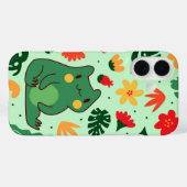 Coques Case-Mate iPhone Tropical Froggy Jungle Joy (Verso (horizontal))