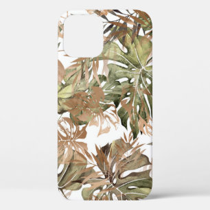 Case-Mate iPhone Case Tropical Gold Feuilles Floral sans joint