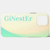 Coques Case-Mate iPhone Tropical Gradient Ombre Vert Jaune Entreprise (Verso (horizontal))