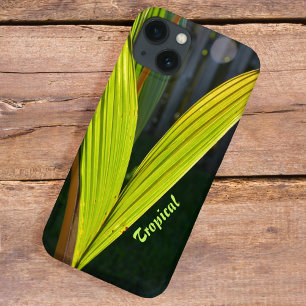 Case-Mate iPhone Case Tropical Green Palm Fronds personnalisés avec le n