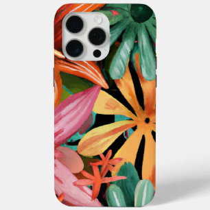 Coque iPhone 15 Pro Max tropical/hawaïen/floral/fleur