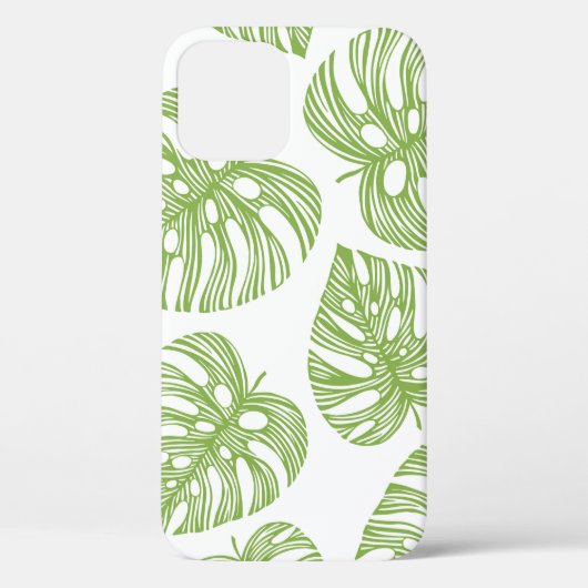 Coques Case-Mate iPhone Tropical motif sans couture avec palme exotique (Verso)