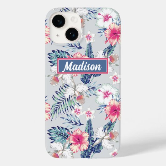 Coques Case-Mate iPhone Tropical Orchid Floral (Verso)