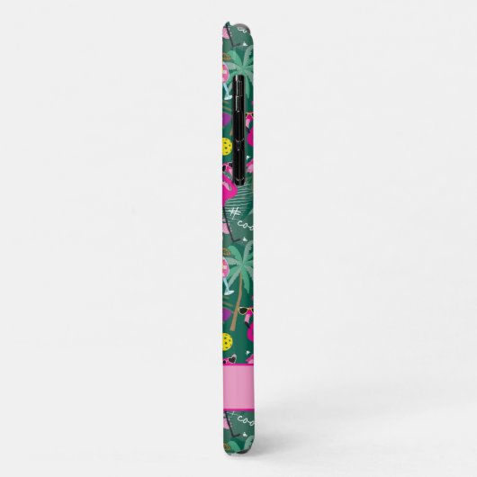 Coques Case-Mate iPhone 🤩 Tropical Party, pickleball, custom (Dos/Gauche)