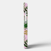 Coques Case-Mate iPhone Tropical Pink Green Palm Feuille Gold Parties scin (Verso / Gauche)