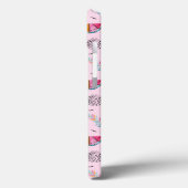 Coques Case-Mate iPhone Tropical rose Memphis Style Motif (Verso / Gauche)