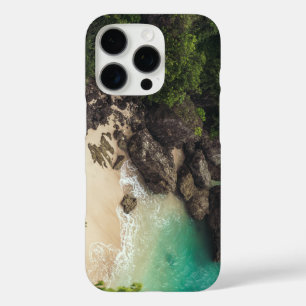 Coques iPhone 16 Pro Tropical Turquoise Cove avec Rock & Idyllic Beach