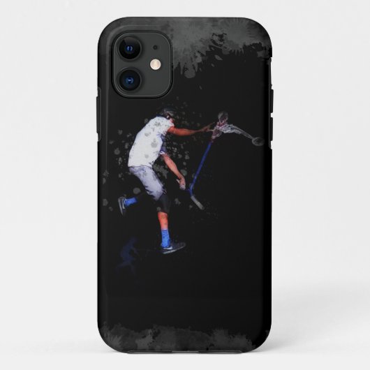Coques Case-Mate iPhone Trottinette artistique Shadow Scooting Trick (Dos)