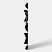 Coques Case-Mate iPhone trottoir de copacabana - motif des vagues (Verso / Gauche)