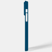 Coques Case-Mate iPhone Trou de Terre pour boîtier iPhone Bleu (Verso / Gauche)