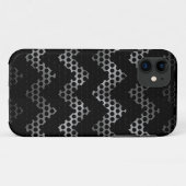 Coques Case-Mate iPhone Trou en acier inoxydable Chevron (Dos (Horizontal))