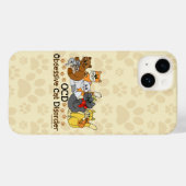 Coques Case-Mate iPhone Trouble obsessif de chats OCD (Verso (horizontal))