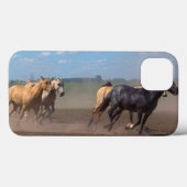 Coques Case-Mate iPhone Troupeau courant de cheval (Verso (horizontal))