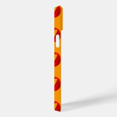 Coques Case-Mate iPhone Trous de coeur de Puffy Rouge (Verso / Droite)