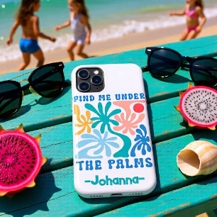 Case-Mate iPhone Case Trouvez-moi personnalisé sous les palmiers Tropica