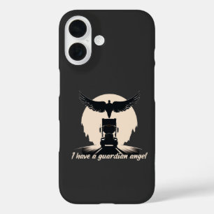 Coques iPhone 16 Truck Guardian Protection Angel Faith Road Journey