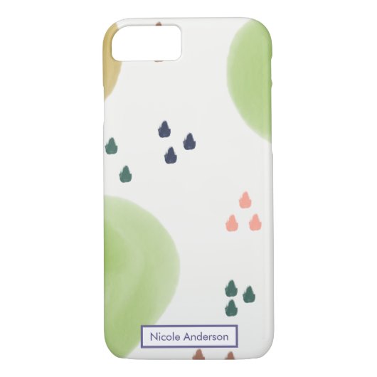Coques Case-Mate iPhone Trucs Abstraits Pastel (Dos)