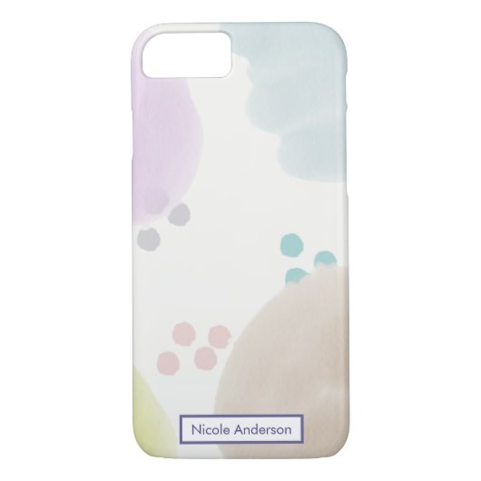 Coques Case-Mate iPhone Trucs Abstraits Pastel (Dos)