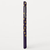 Coques Case-Mate iPhone Trucs de brosse de Parties scintillant d'or sur vi (Dos/Gauche)