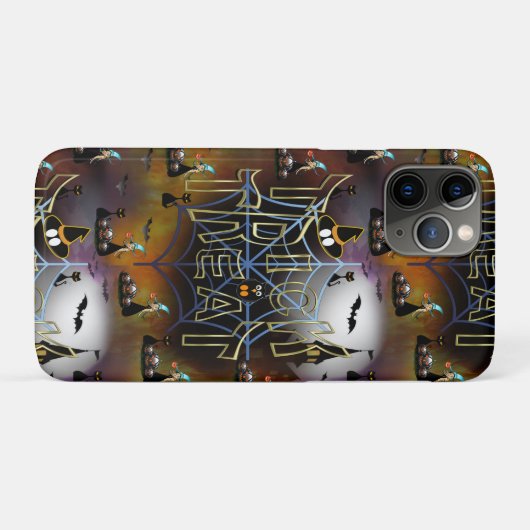 Coques Case-Mate iPhone Trucs gothiques ou traiter spiderweb répétition (Dos (Horizontal))